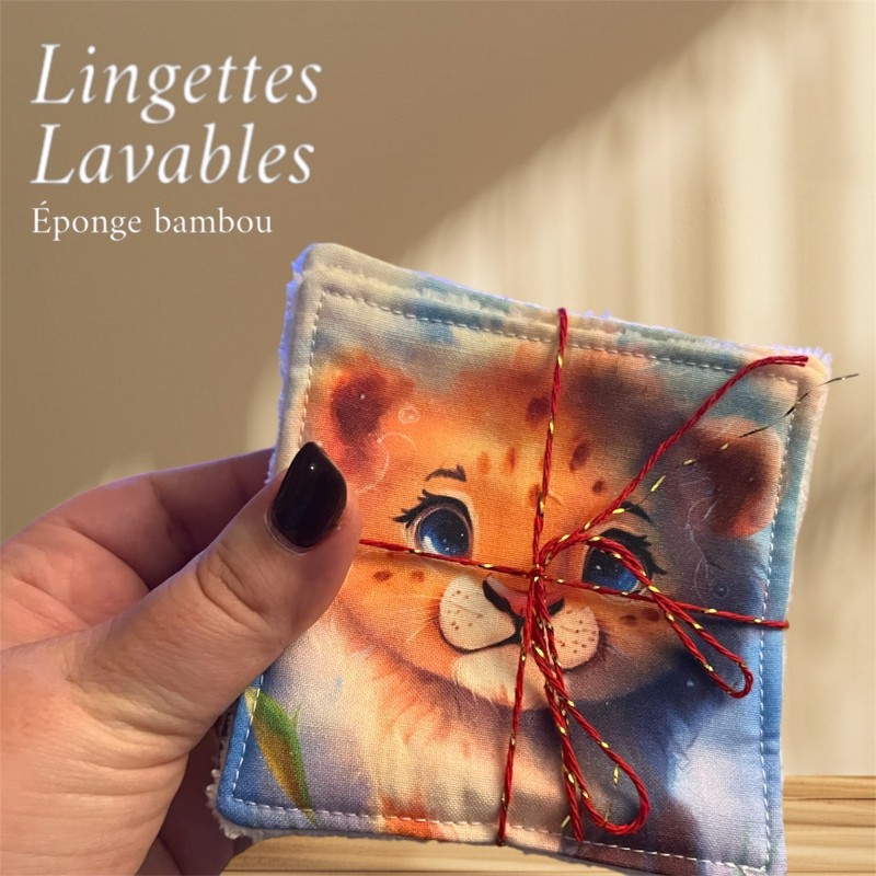 Lingettes Lionceau - lot de 8