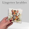 Lingettes Tigres - lot de 8