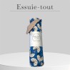 Essuie-tout nénuphars bleu