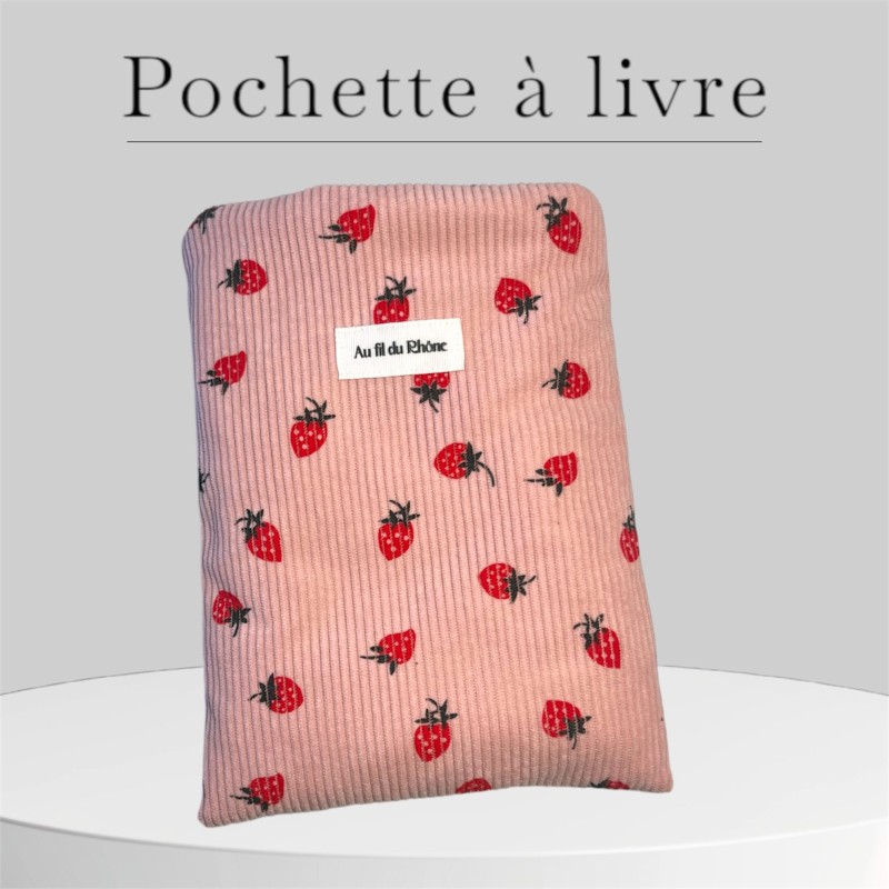 Pochette à livre - Fraises