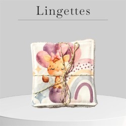 Lingettes Girafes ballons -...