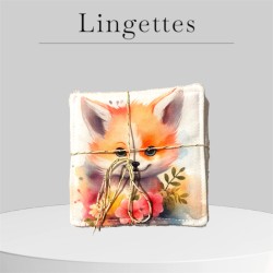 Lingettes Renard fleurs -...