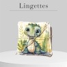 Lingettes Dinosaures - lot de 5