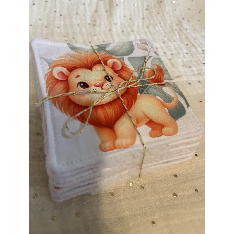 Lingettes Lion Rainbow - lot de 8