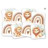 Lingettes Lion Rainbow - lot de 8