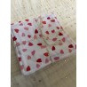 Lingettes coeurs - lot de 5