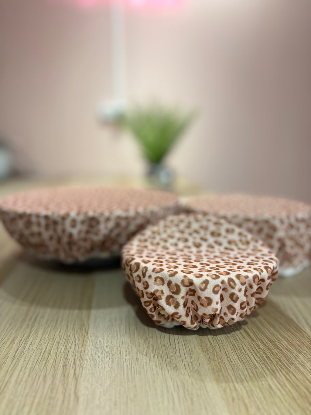 Couvre-bols lavables - Léopard
