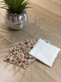 Lot de 5 lingettes lavables