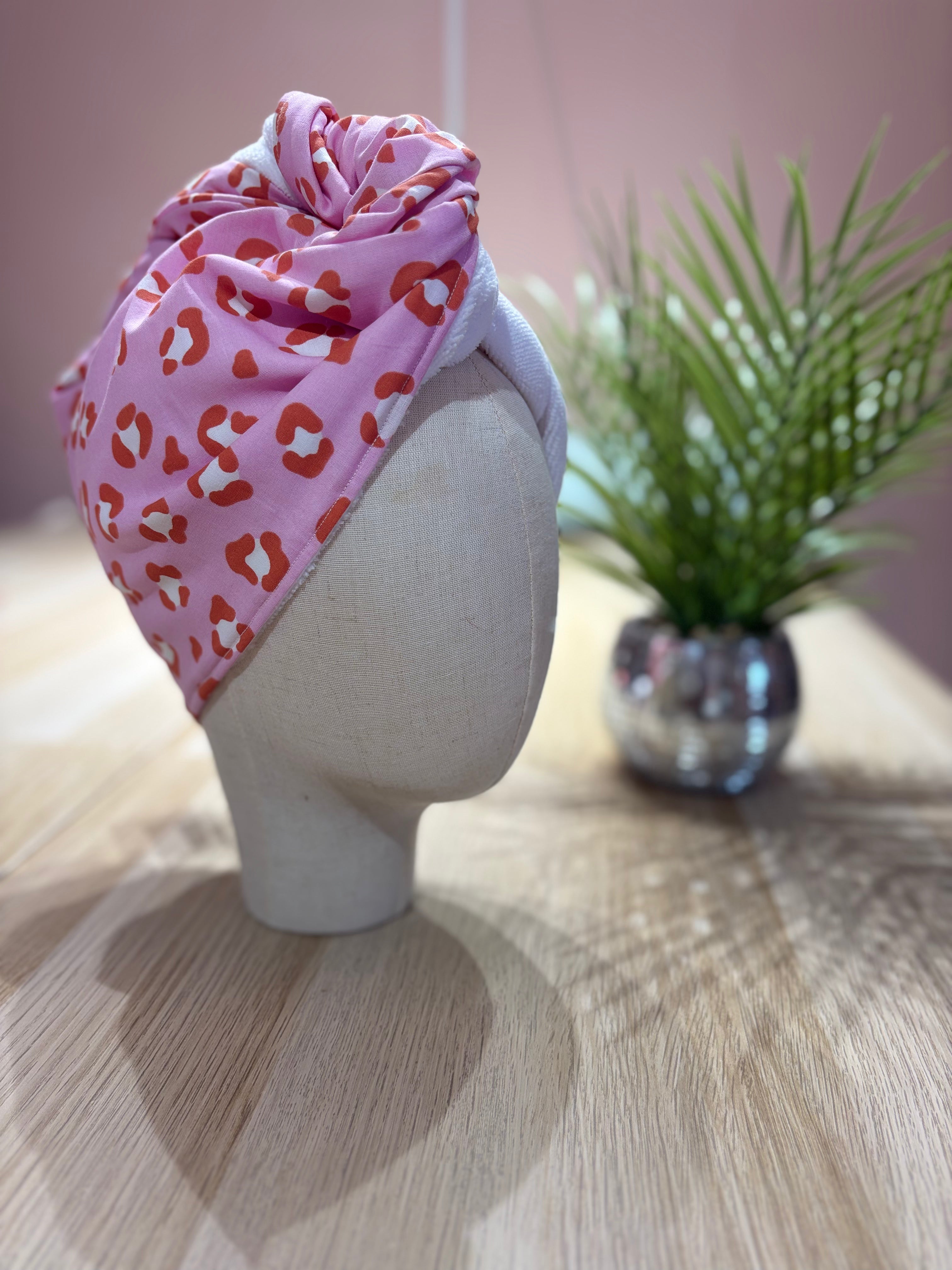 Serviettes-turban à cheveux