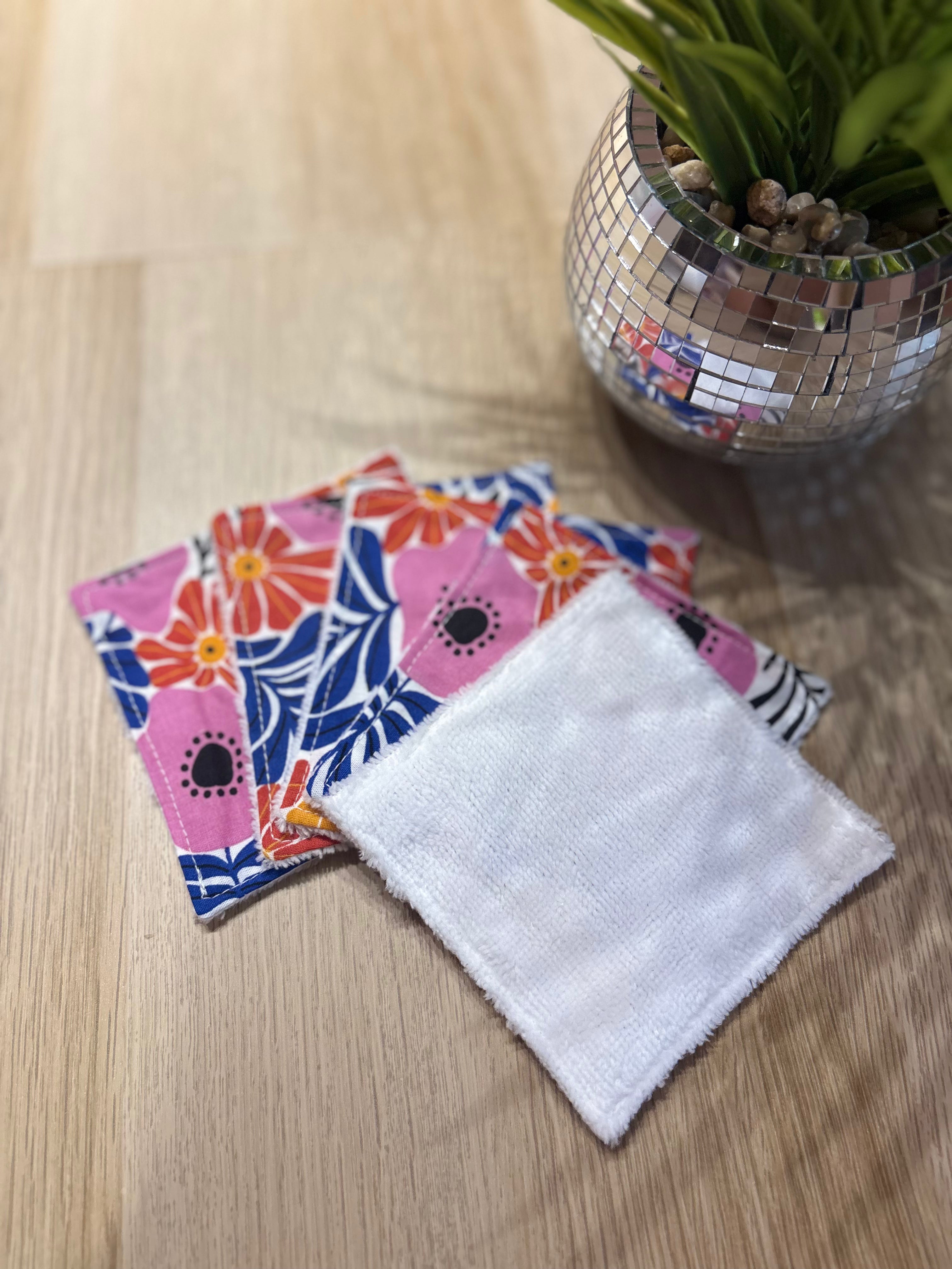 Lot de 5 lingettes lavables