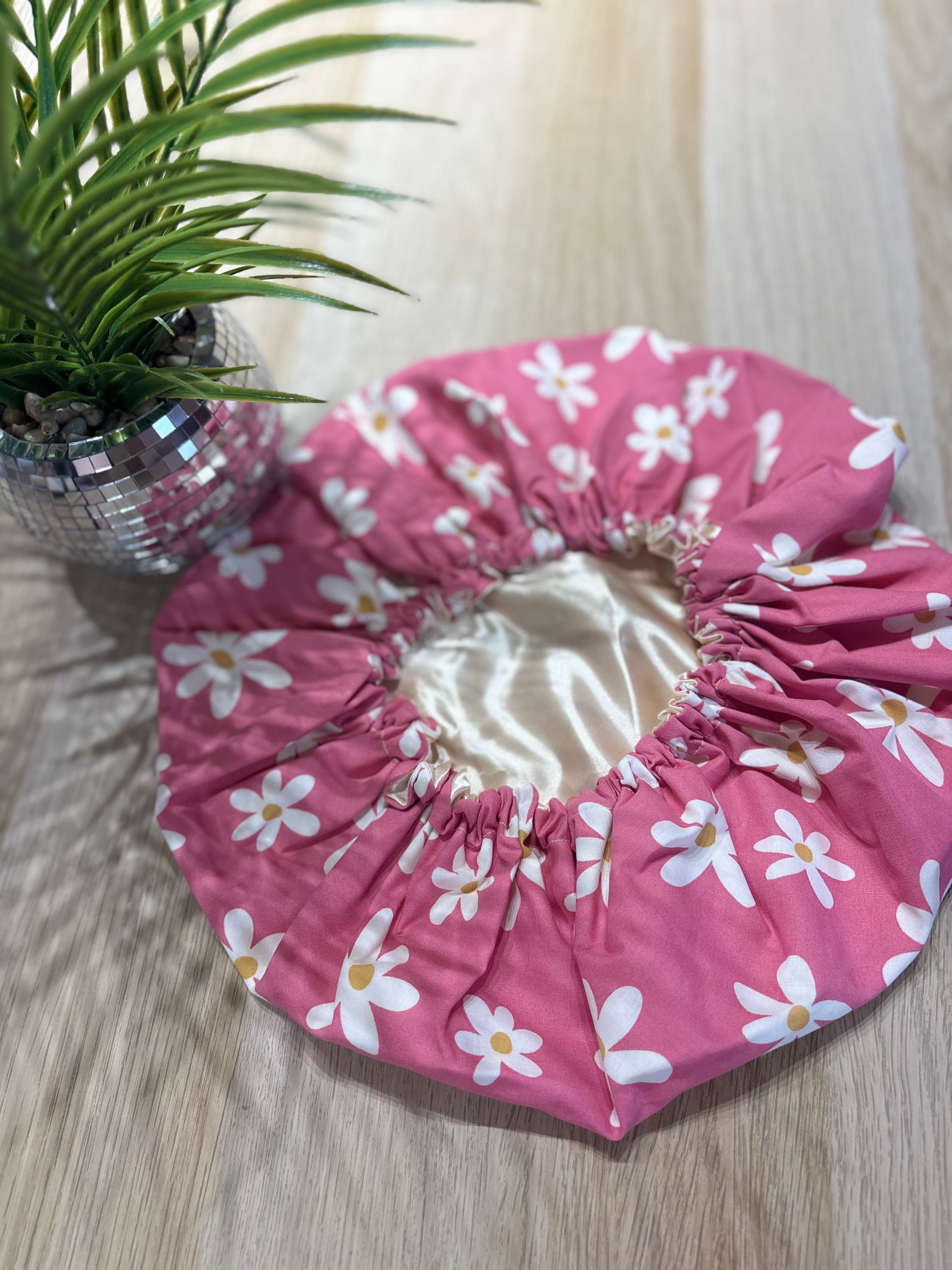 Bonnet de soins en satin