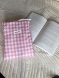 Pochette à livre - Vichy Rose