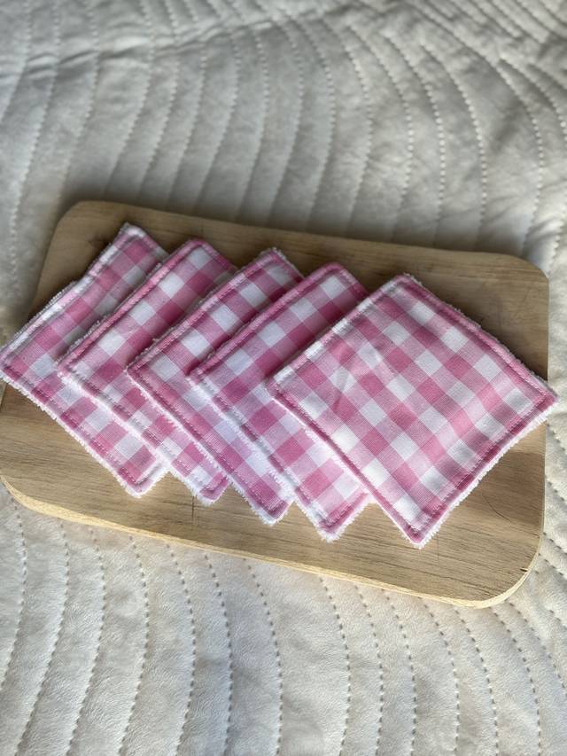 Lot de 5 cotons lavables