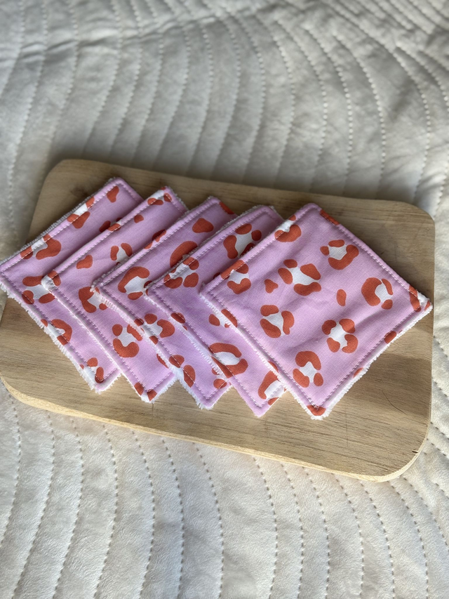 Lot de 5 cotons lavables