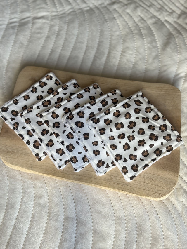 Lot de 5 cotons lavables