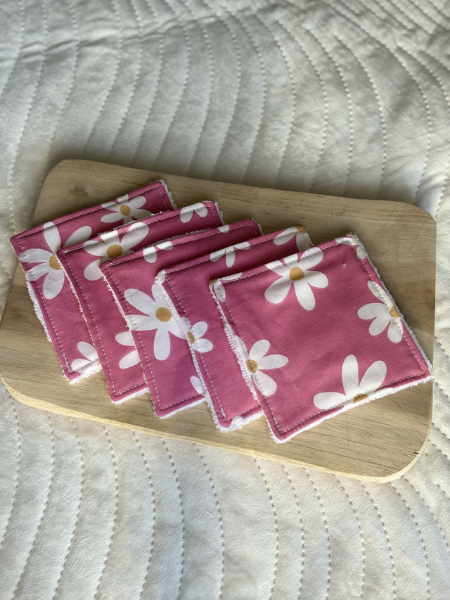 Lot de 5 cotons lavables