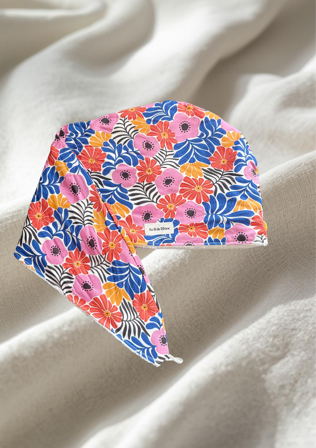 Serviettes-turban à cheveux